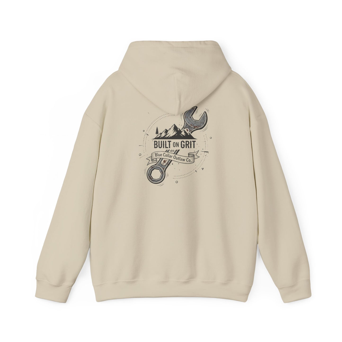 Blue Collar Outlaw | Built On Grit Hoodie