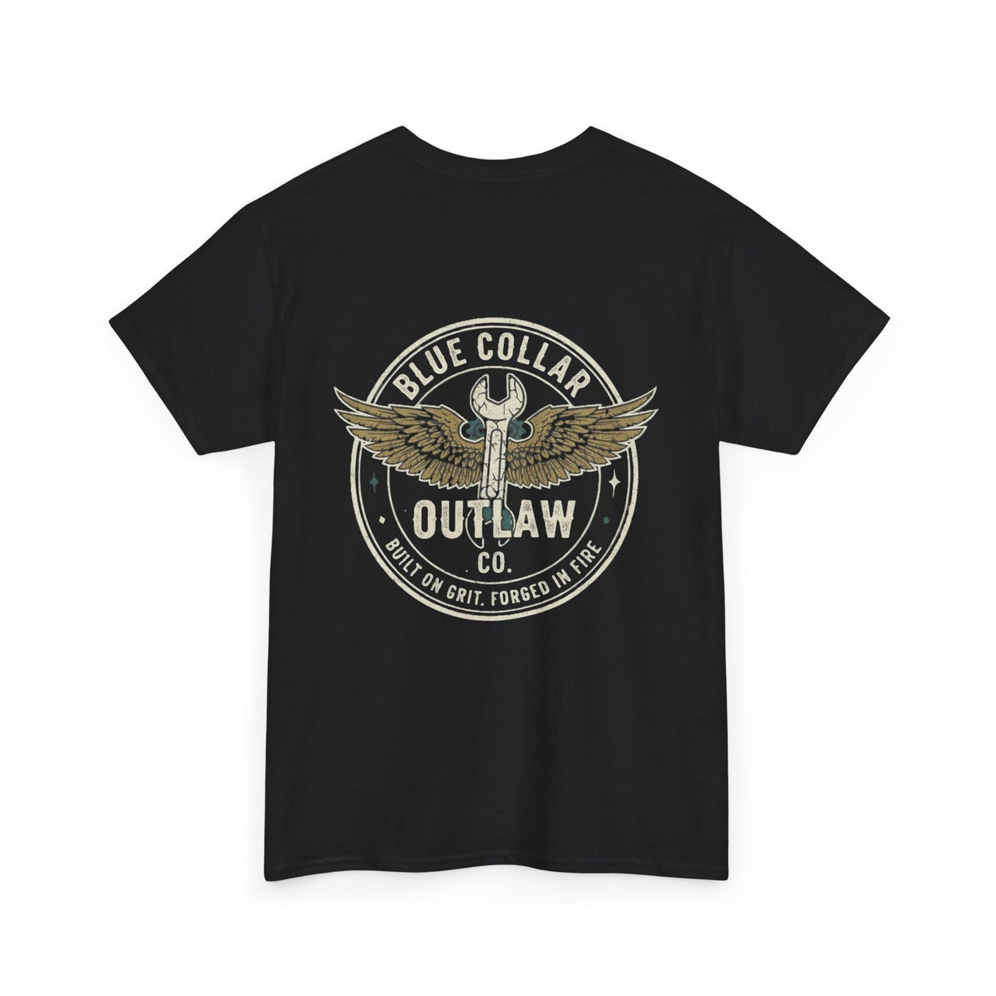 Blue Collar Outlaw | Wrench and Wings T-Shirt