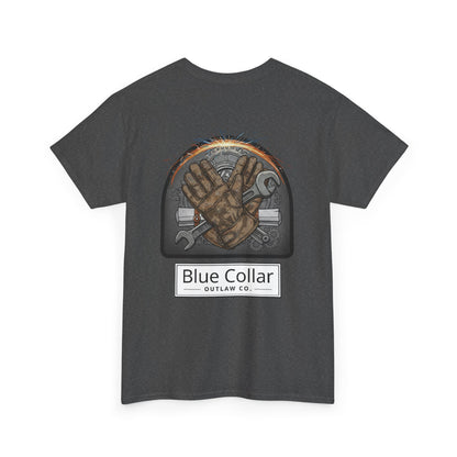 Blue Collar Outlaw | Gloves & Wrench T-Shirt