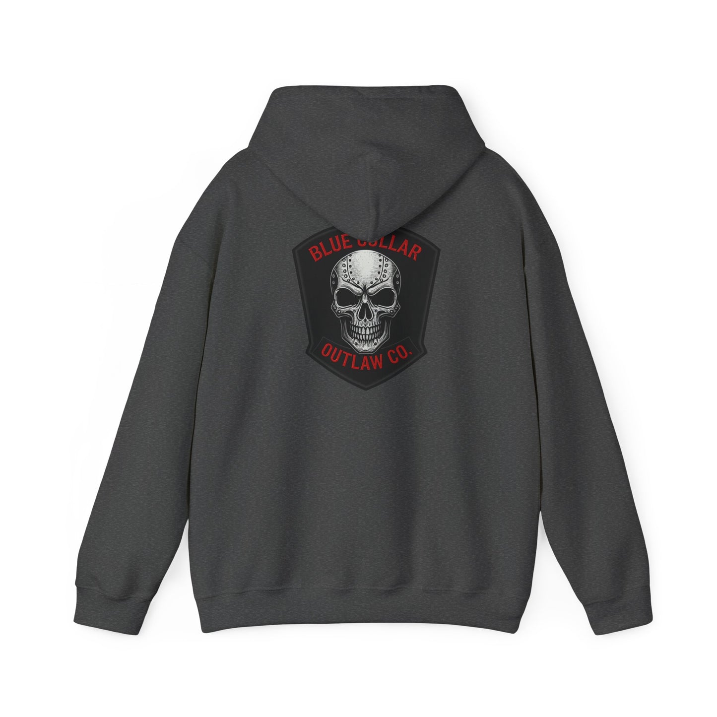 Blue Collar Outlaw | Skull Patch Hoodie