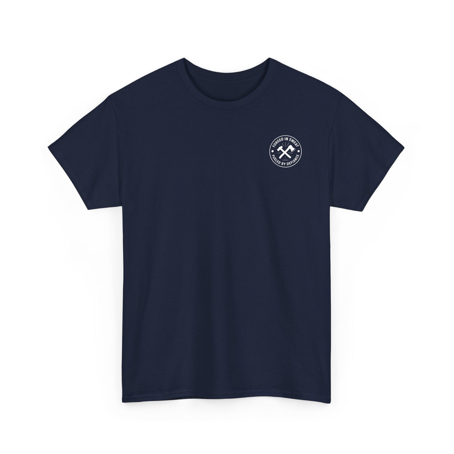 Blue Collar Outlaw | Forged in Sweat - Axe & Hammer T-Shirt