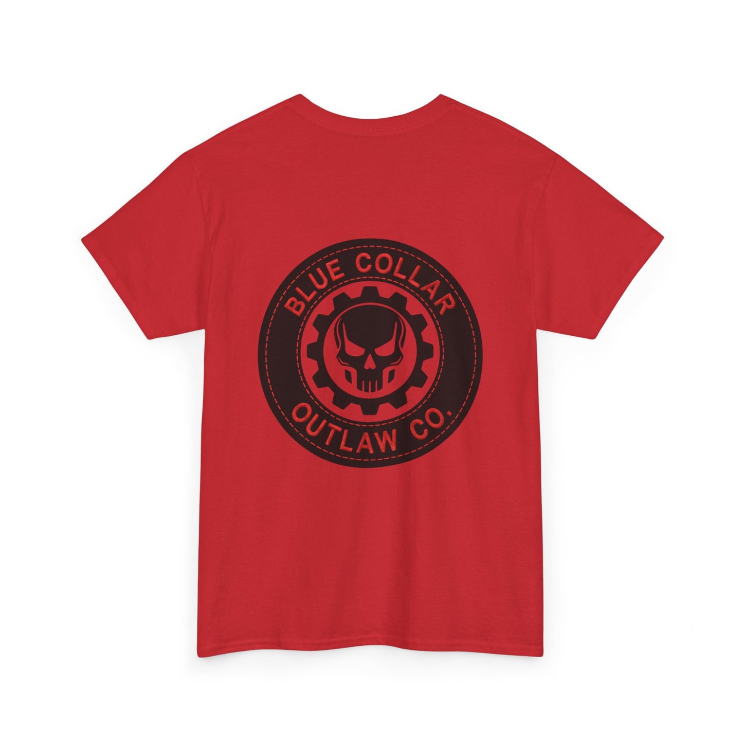 Blue Collar Outlaw | Skull and Gear T-Shirt