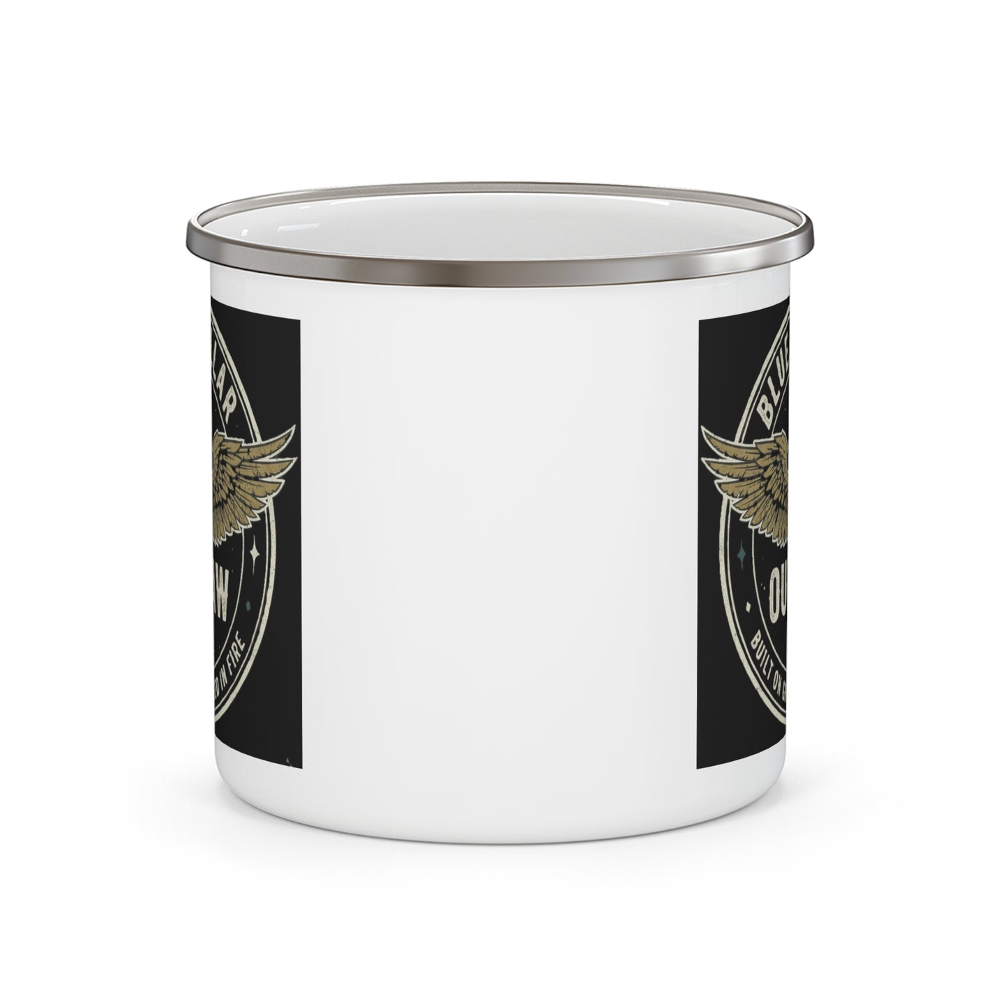 Blue Collar Outlaw | Blue Collar Grit Enamel Camping Mug