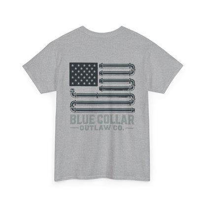 Blue Collar Outlaw | Stars and Pipes T-Shirt