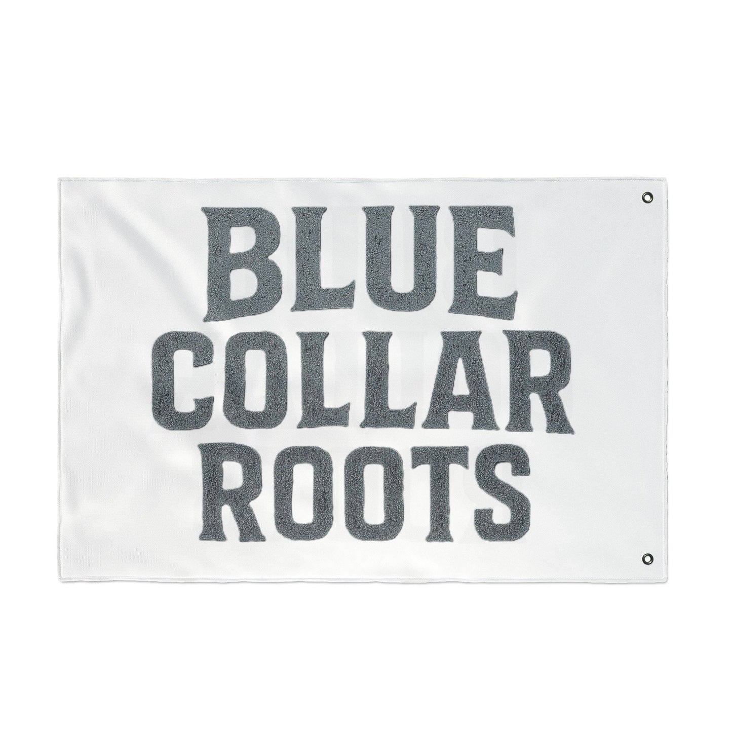 Blue Collar Outlaw | Blue Collar Roots Flag | Double-Sided Garden Flag