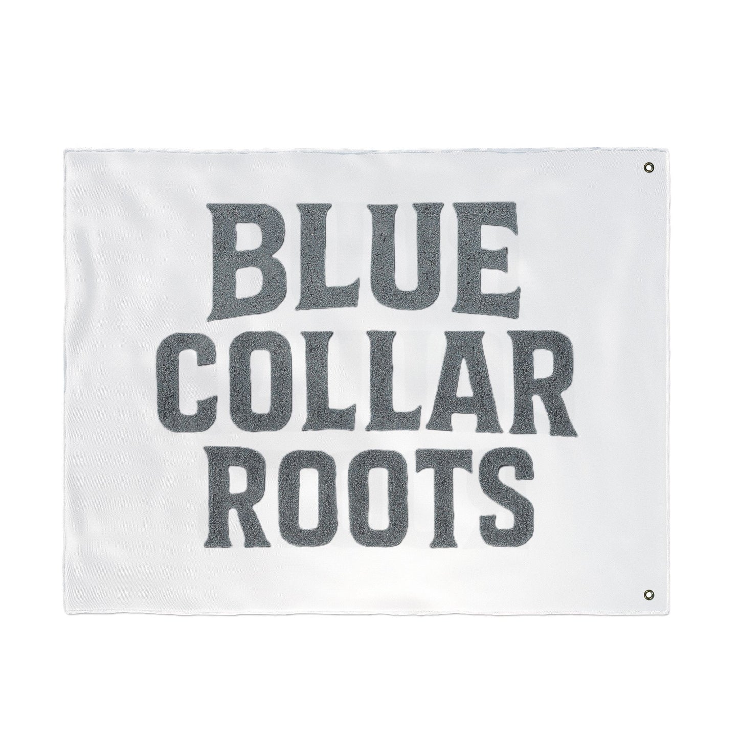 Blue Collar Outlaw | Blue Collar Roots Flag | Double-Sided Garden Flag