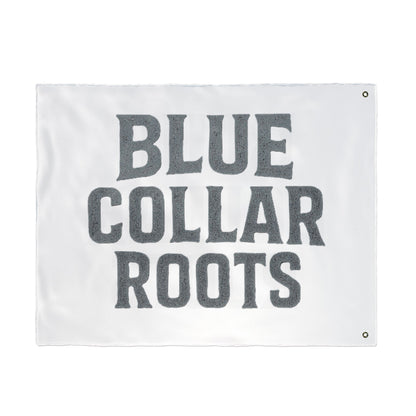 Blue Collar Outlaw | Blue Collar Roots Flag | Double-Sided Garden Flag