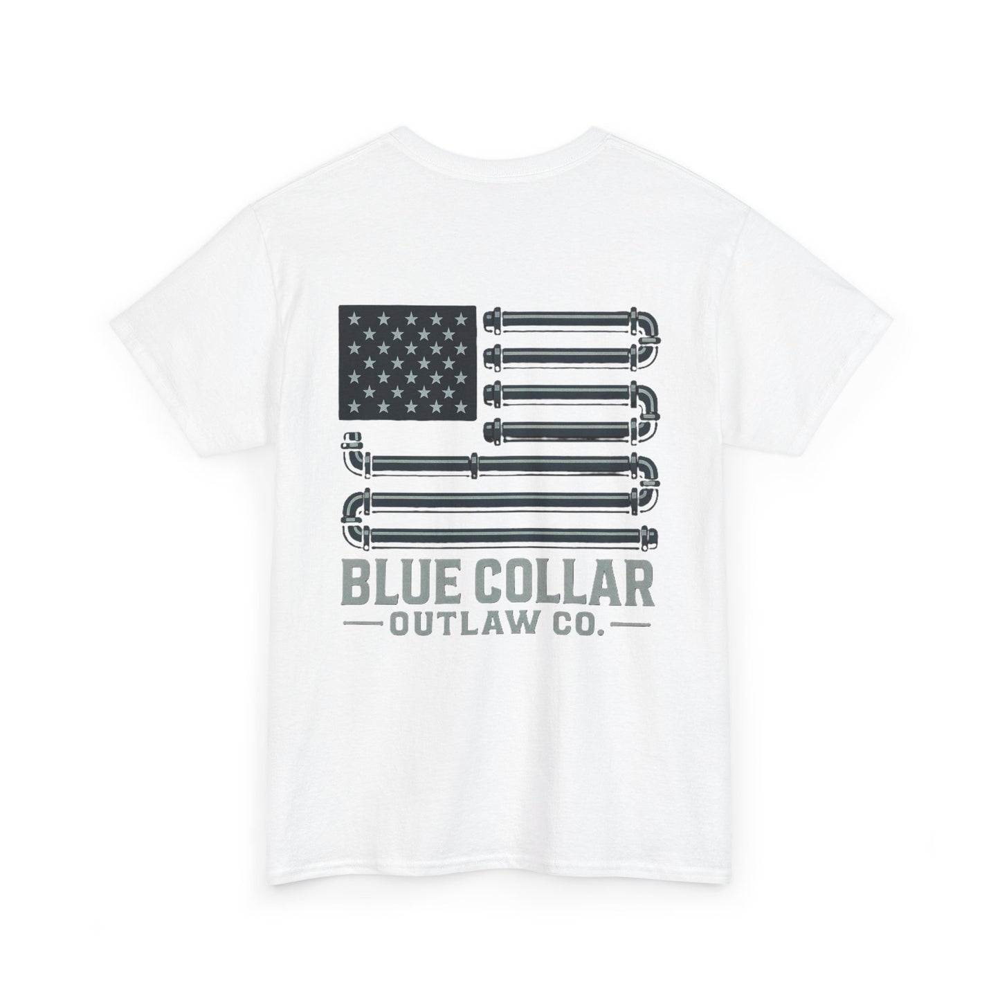 Blue Collar Outlaw | Stars and Pipes T-Shirt
