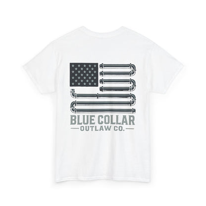 Blue Collar Outlaw | Stars and Pipes T-Shirt