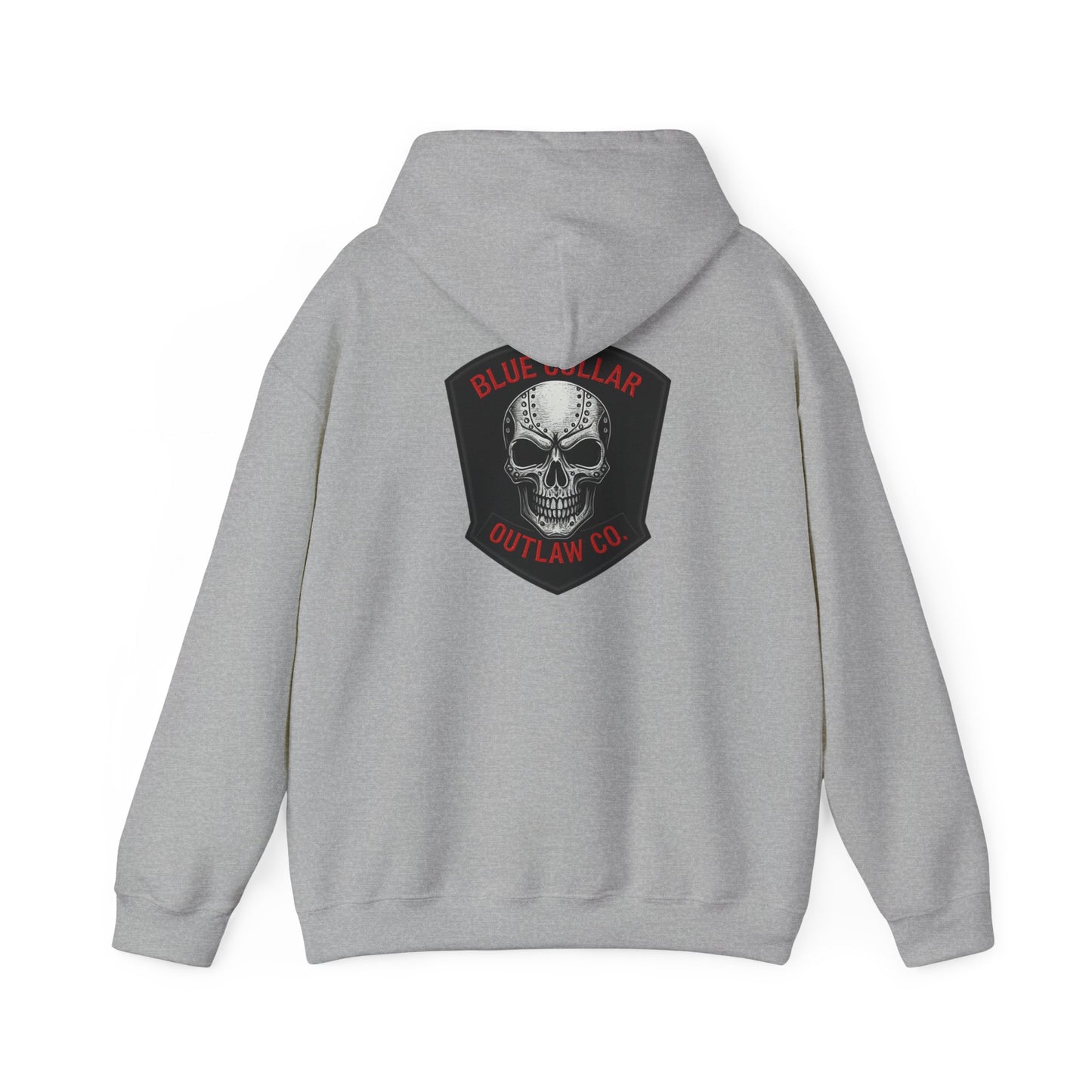 Blue Collar Outlaw | Skull Patch Hoodie