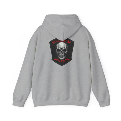 Blue Collar Outlaw | Skull Patch Hoodie