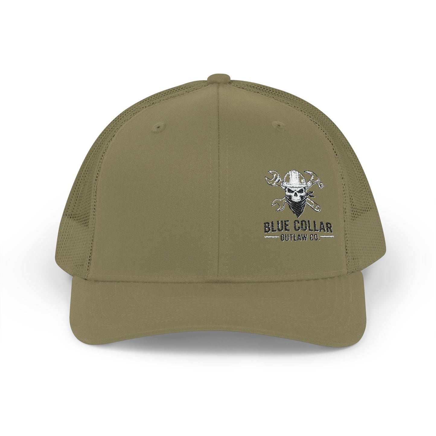 Blue Collar Outlaw | Blue Collar Skull Logo Snapback Cap