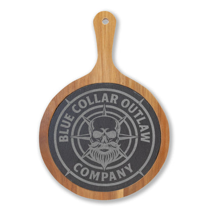Blue Collar Outlaw | Blue Collar Outlaw Logo Charcuterie Board