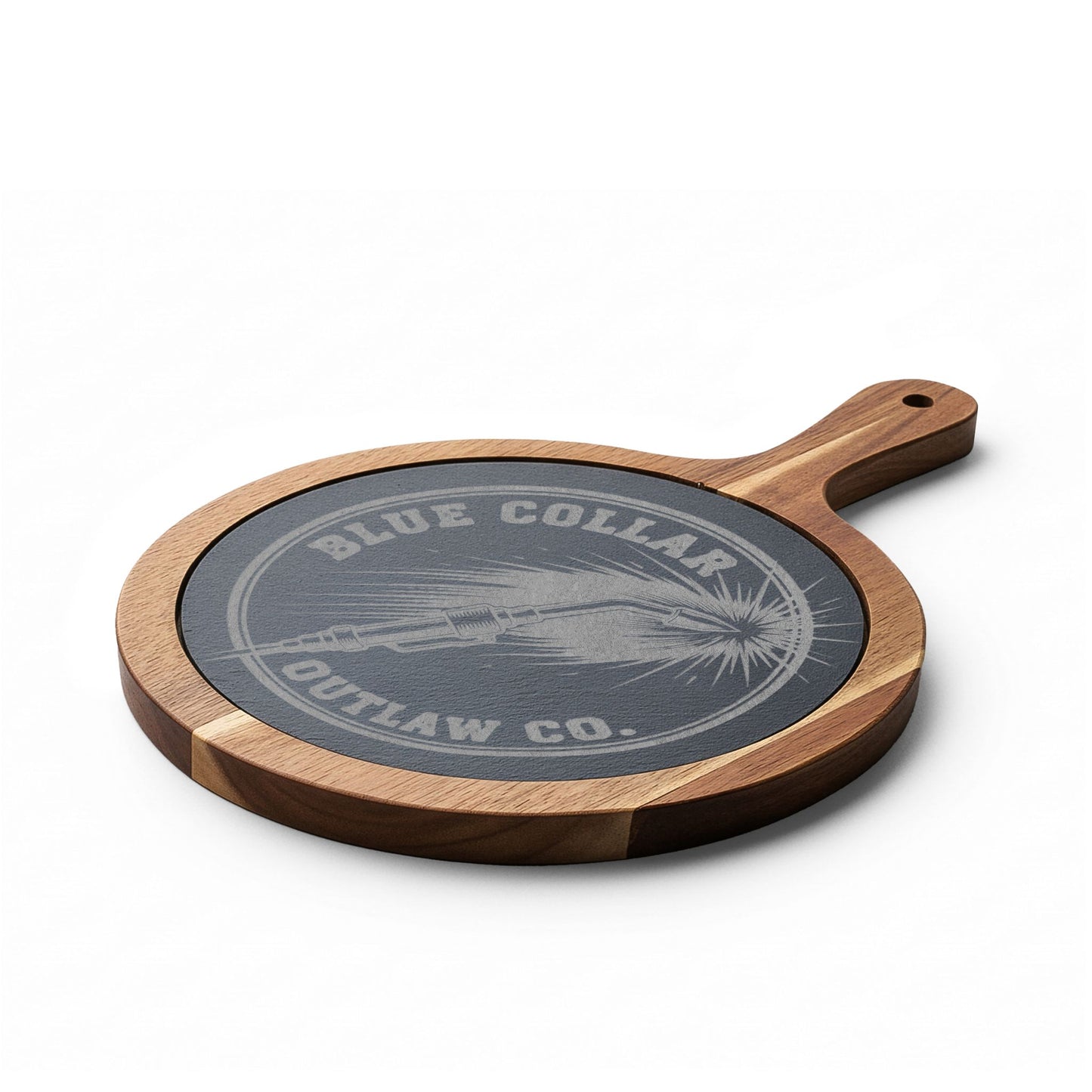 Blue Collar Outlaw | Torch Logo Charcuterie Board