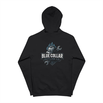 Blue Collar Outlaw | Wrench Zip Up Hoodie