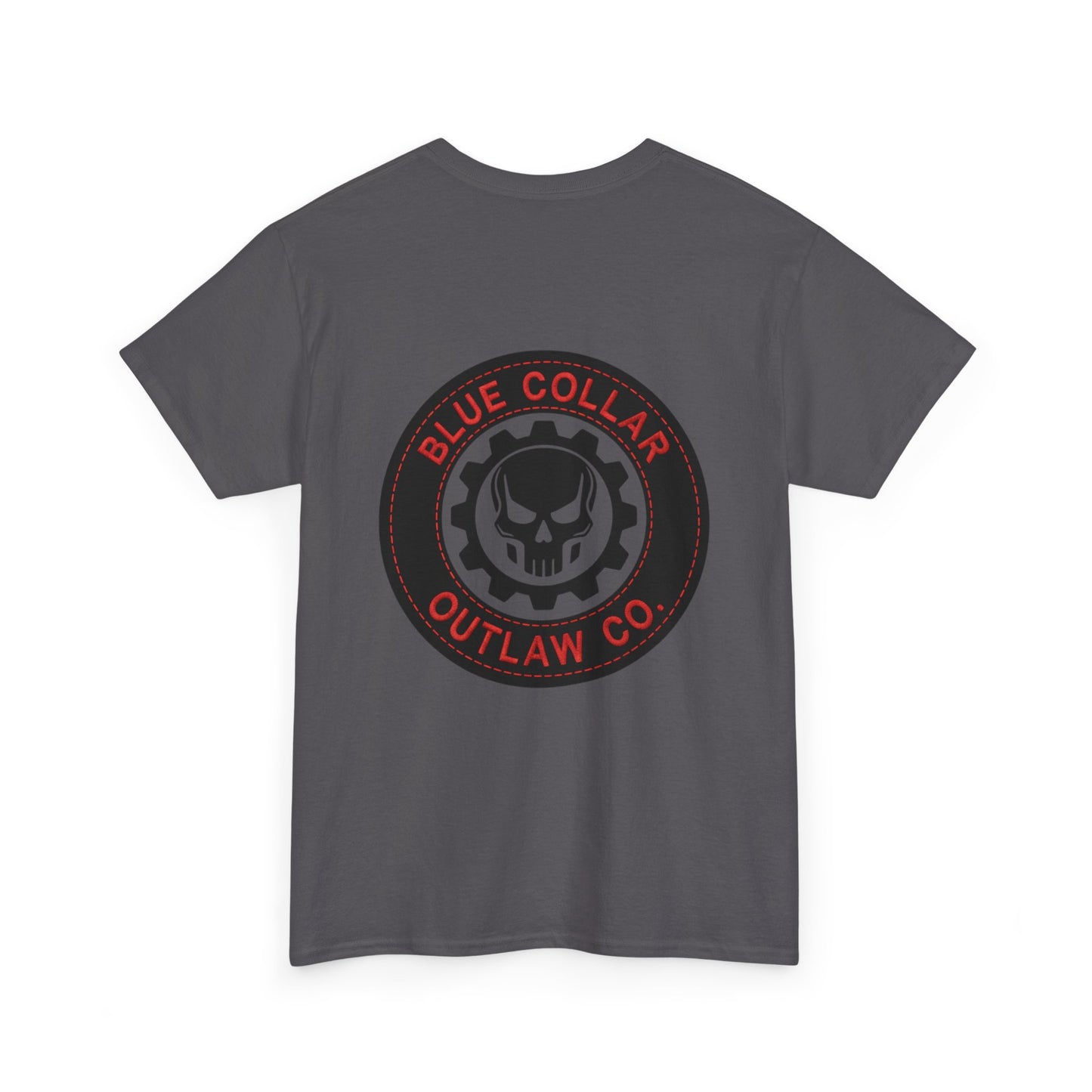 Blue Collar Outlaw | Skull and Gear T-Shirt