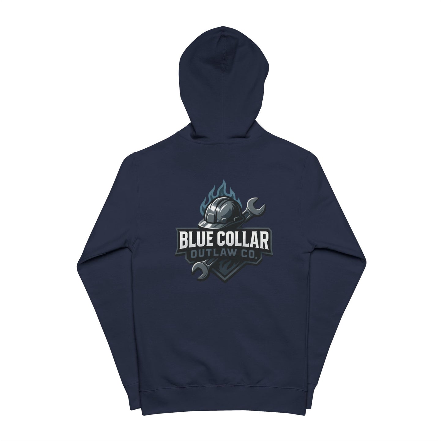 Blue Collar Outlaw | Wrench Zip Up Hoodie