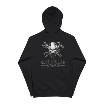 Blue Collar Outlaw | Skull and Hammers | Zip Up Hoodie