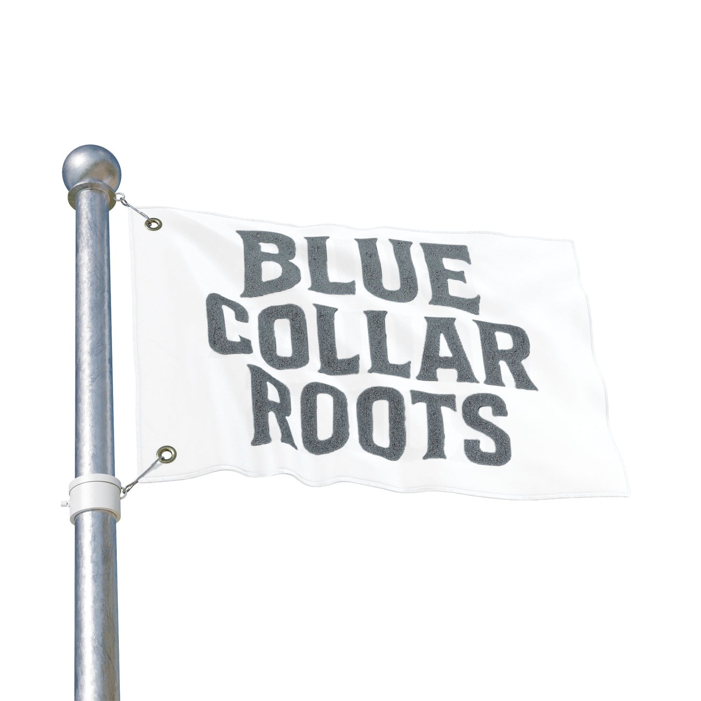 Blue Collar Outlaw | Blue Collar Roots Flag | Double-Sided Garden Flag