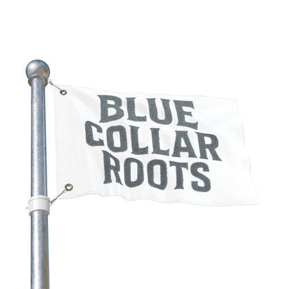 Blue Collar Outlaw | Blue Collar Roots Flag | Double-Sided Garden Flag