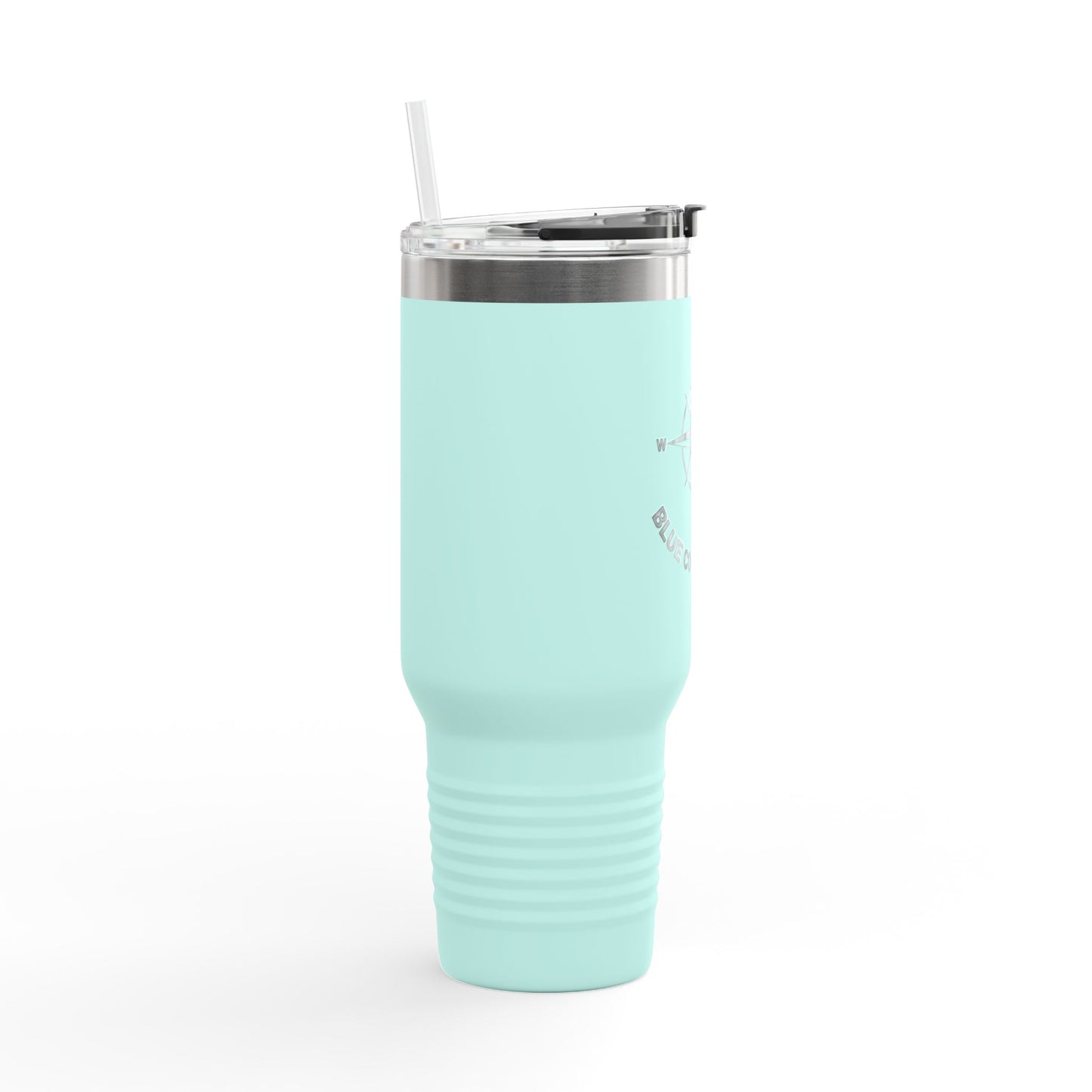 Blue Collar Outlaw | Compass Logo Blue Collar Wife Travel Mug | 40oz Insulated Tumbler