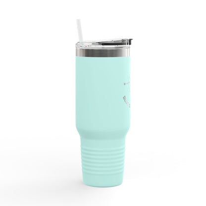Blue Collar Outlaw | Compass Logo Blue Collar Wife Travel Mug | 40oz Insulated Tumbler