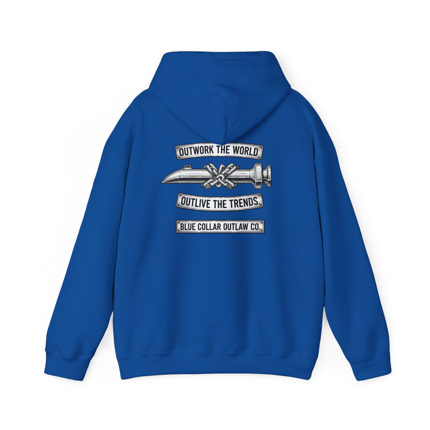 Blue Collar Outlaw | Outwork The World Hoodie