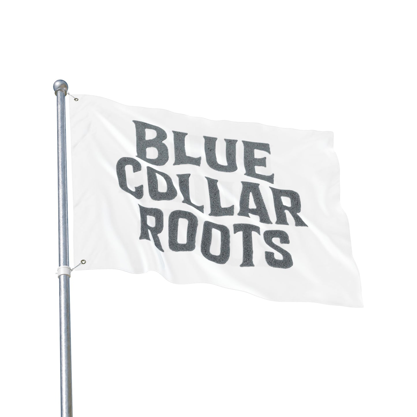 Blue Collar Outlaw | Blue Collar Roots Flag | Double-Sided Garden Flag