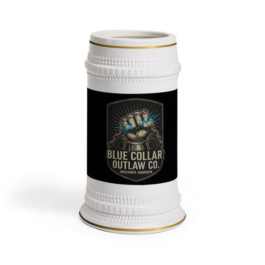 Blue Collar Outlaw | Fist Logo Beer Stein