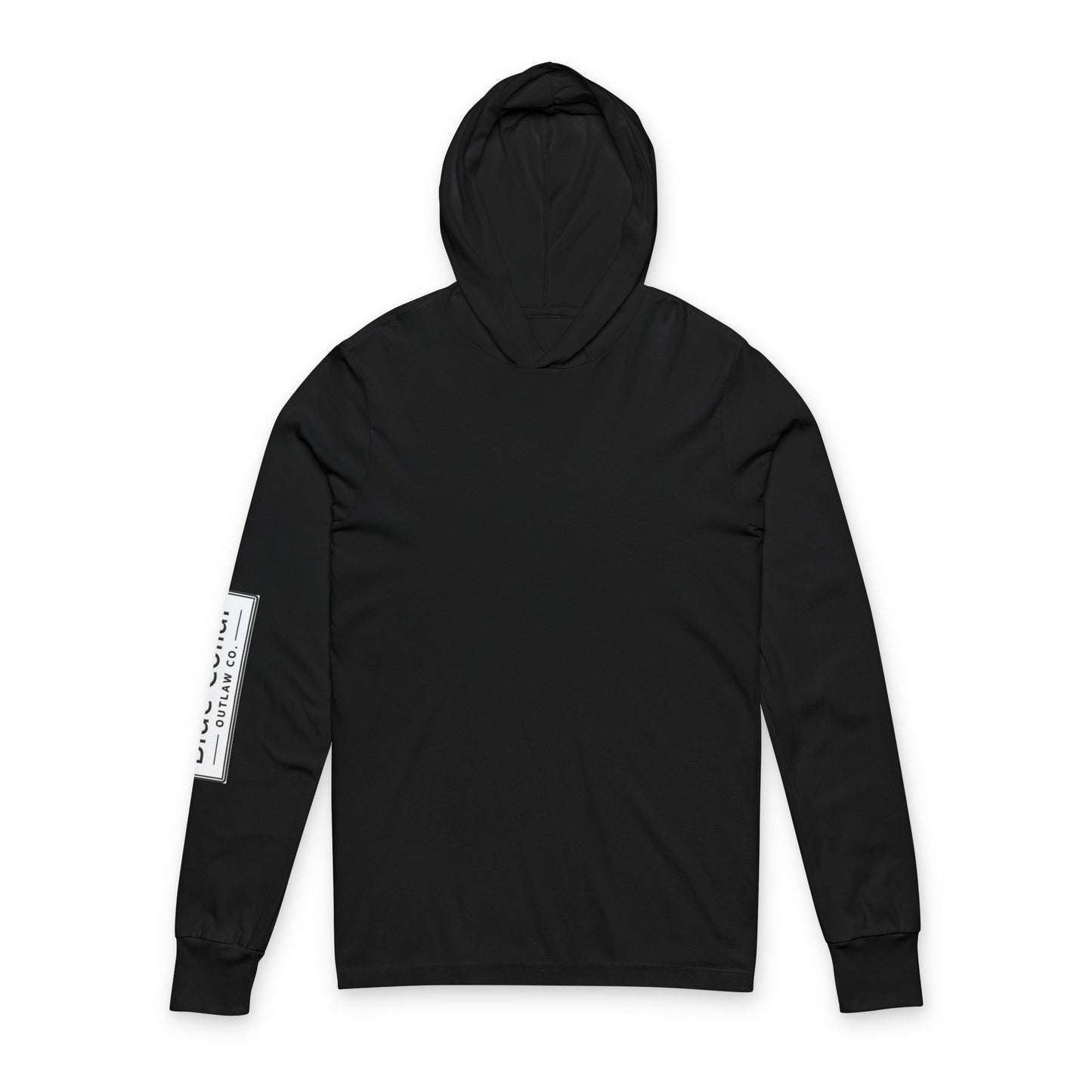 Blue Collar Outlaw | Skull Logo Long Sleeve Hooded Tee