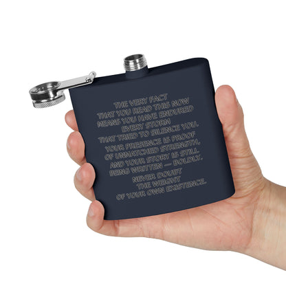 Blue Collar Outlaw | Inspirational Flask