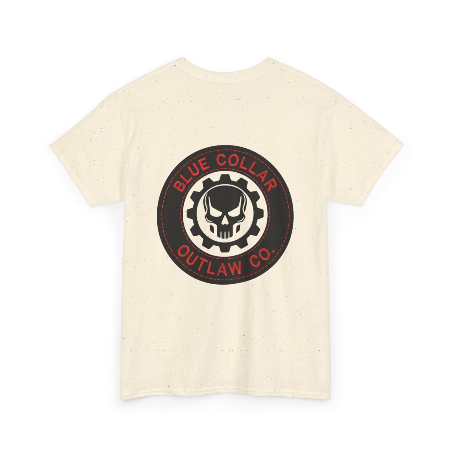 Blue Collar Outlaw | Skull and Gear T-Shirt