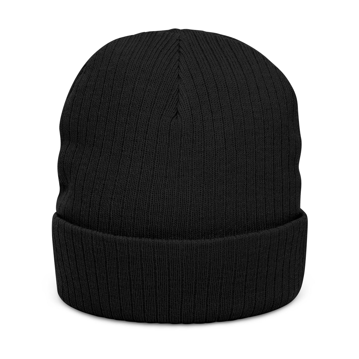 Blue Collar Outlaw | Blue Collar Patch Ribbed Knit Beanie