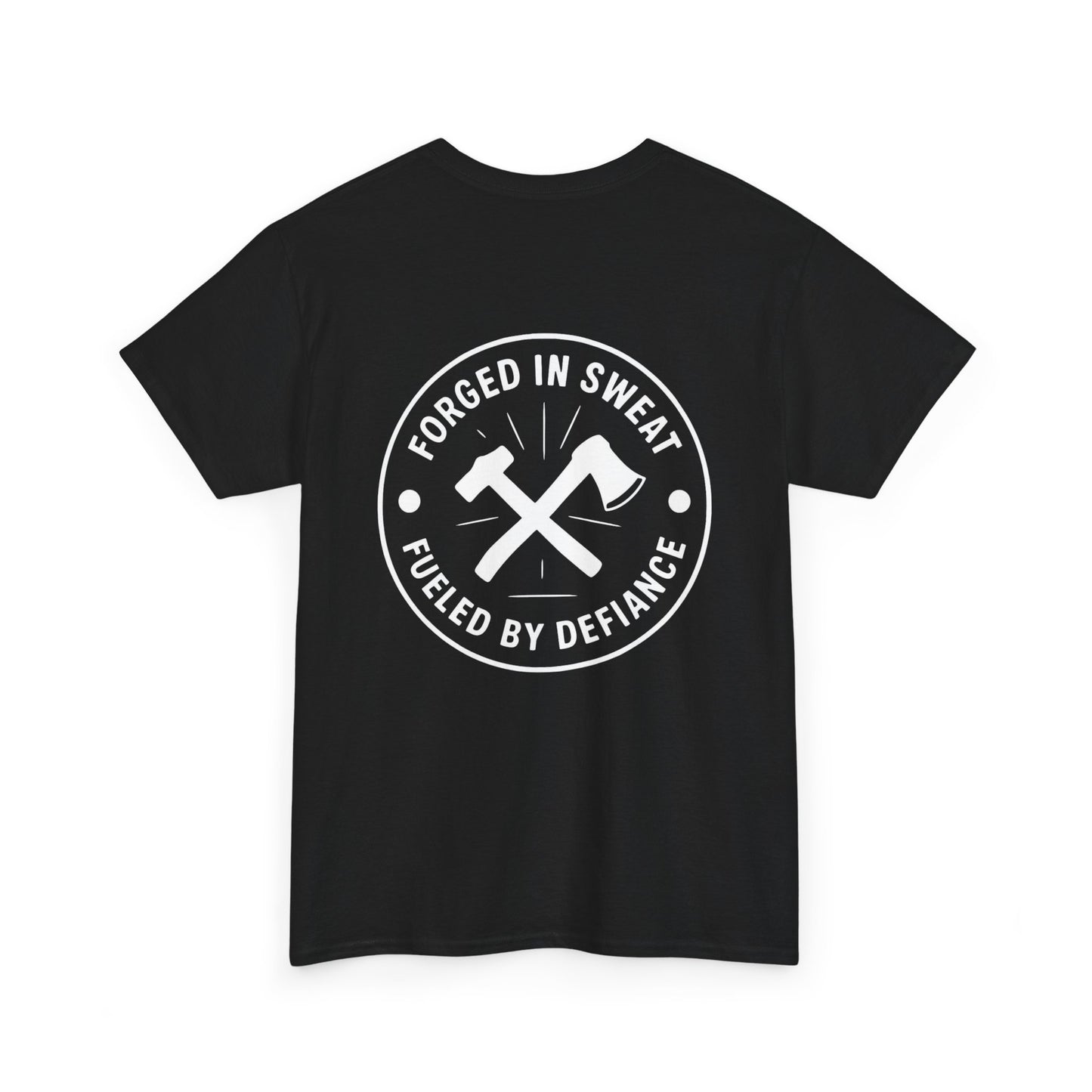 Blue Collar Outlaw | Forged in Sweat - Axe & Hammer T-Shirt