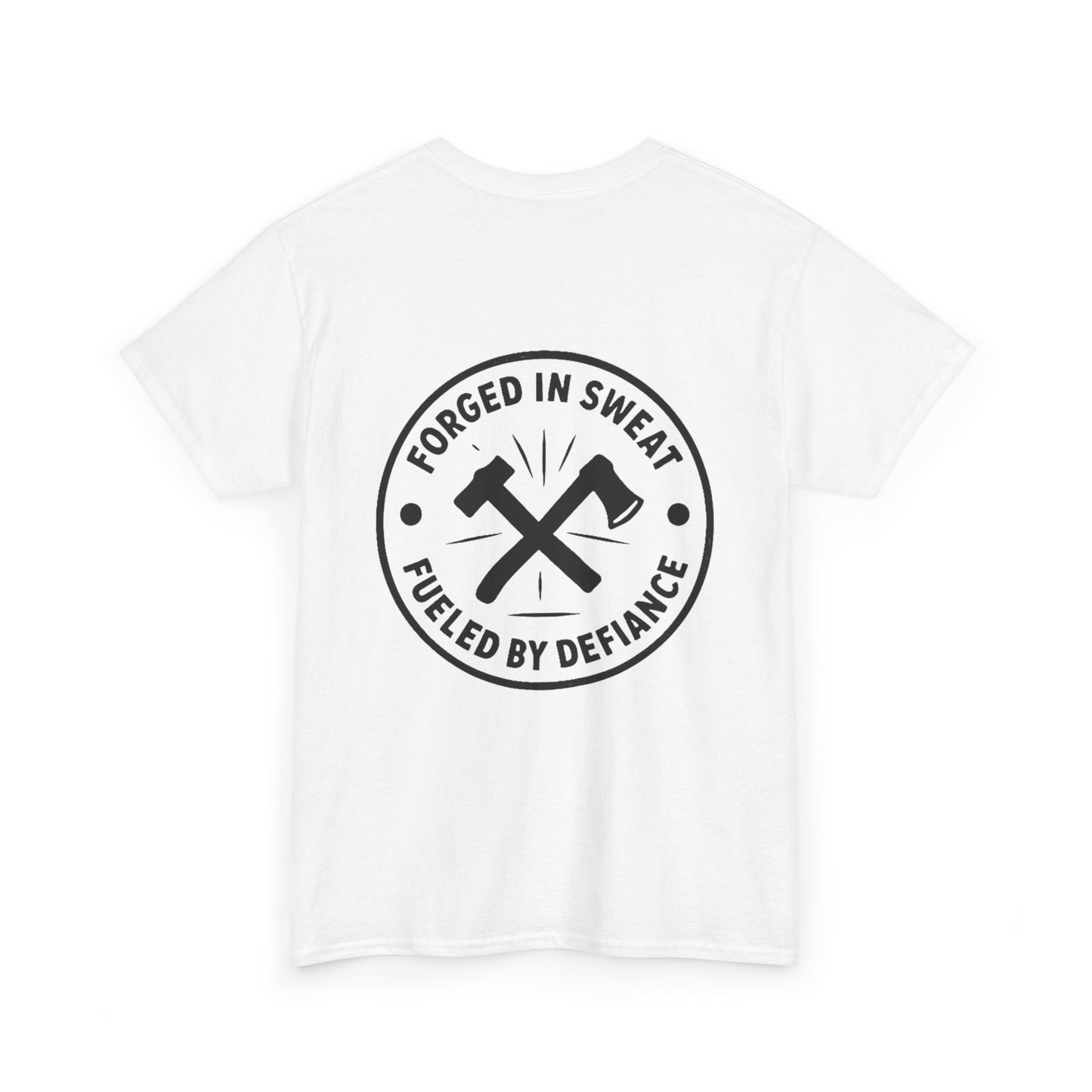 Blue Collar Outlaw | Forged in Sweat - Axe & Hammer T-Shirt