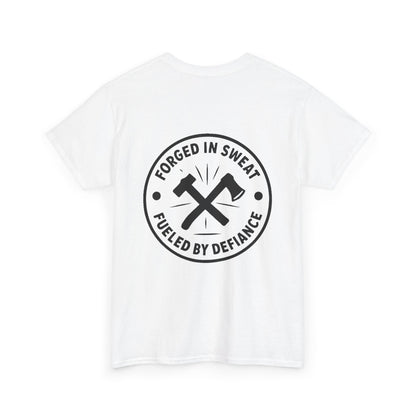 Blue Collar Outlaw | Forged in Sweat - Axe & Hammer T-Shirt