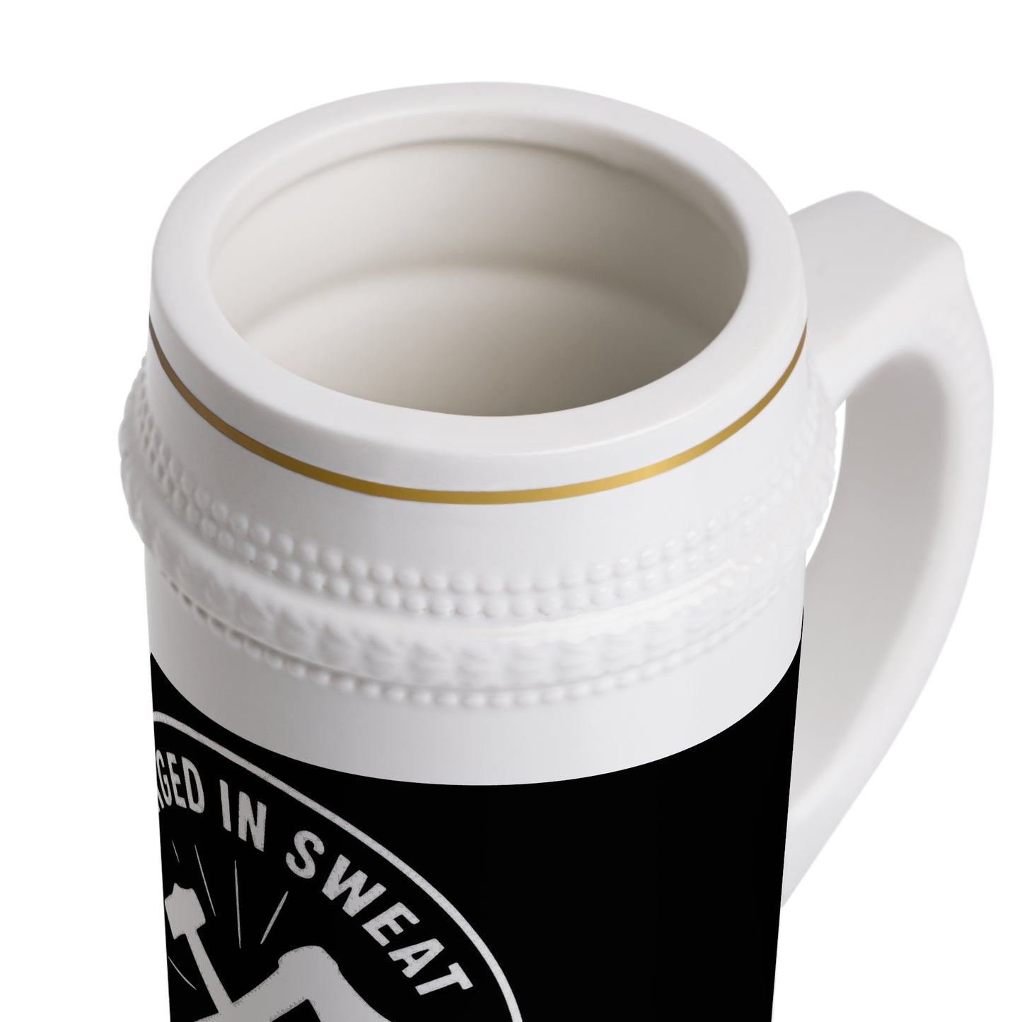 Blue Collar Outlaw | Forged In Sweat Beer Stein Mug