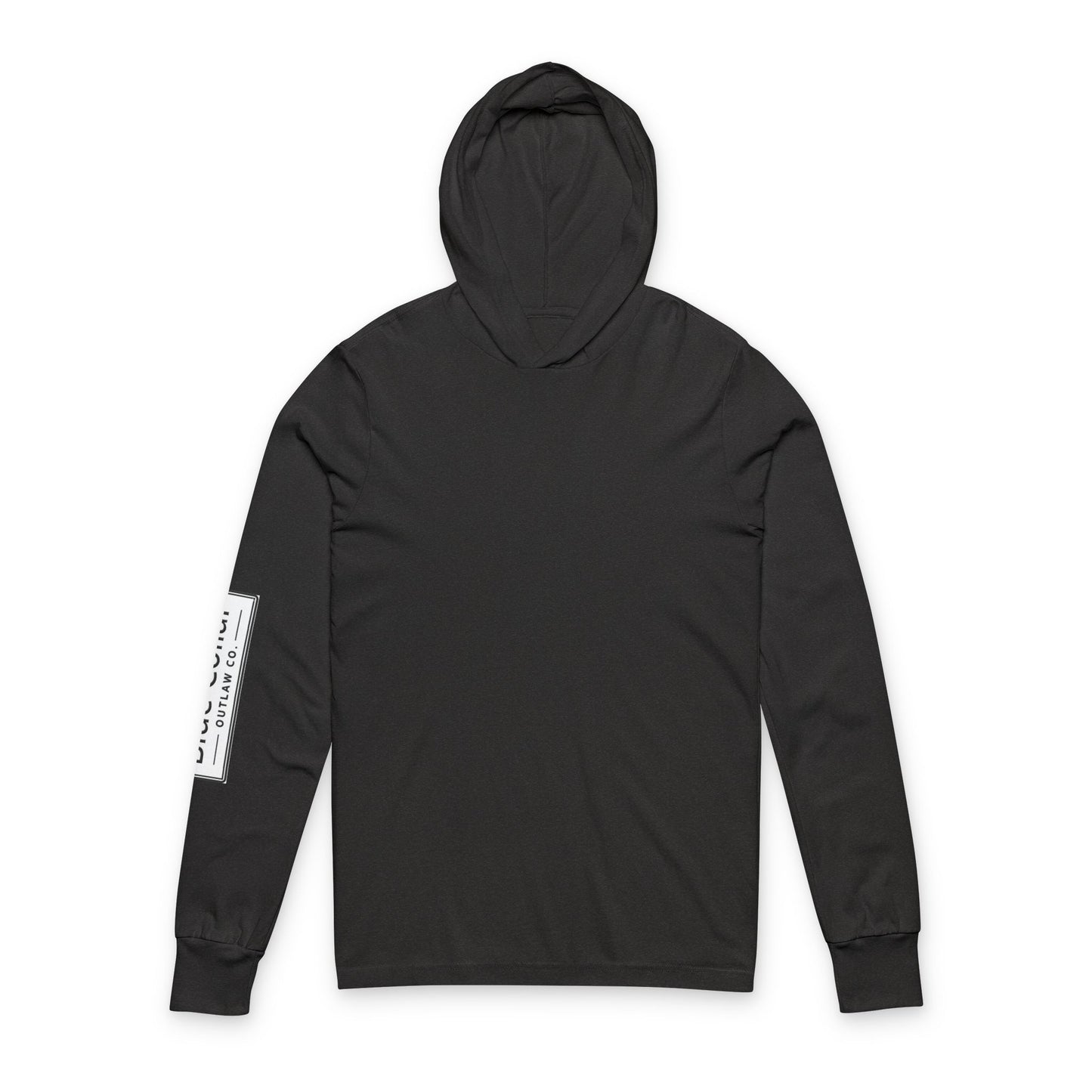Blue Collar Outlaw | Skull Logo Long Sleeve Hooded Tee