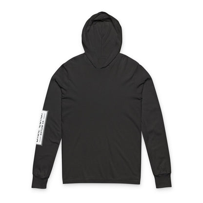 Blue Collar Outlaw | Skull Logo Long Sleeve Hooded Tee