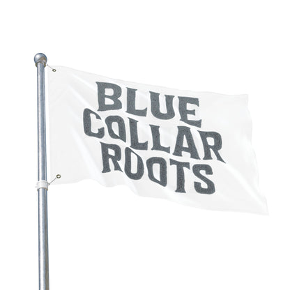 Blue Collar Outlaw | Blue Collar Roots Flag | Double-Sided Garden Flag