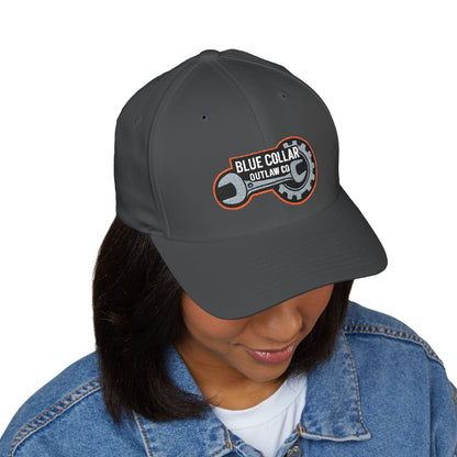 Blue Collar Outlaw | Embroidered Structured FlexFit Cap