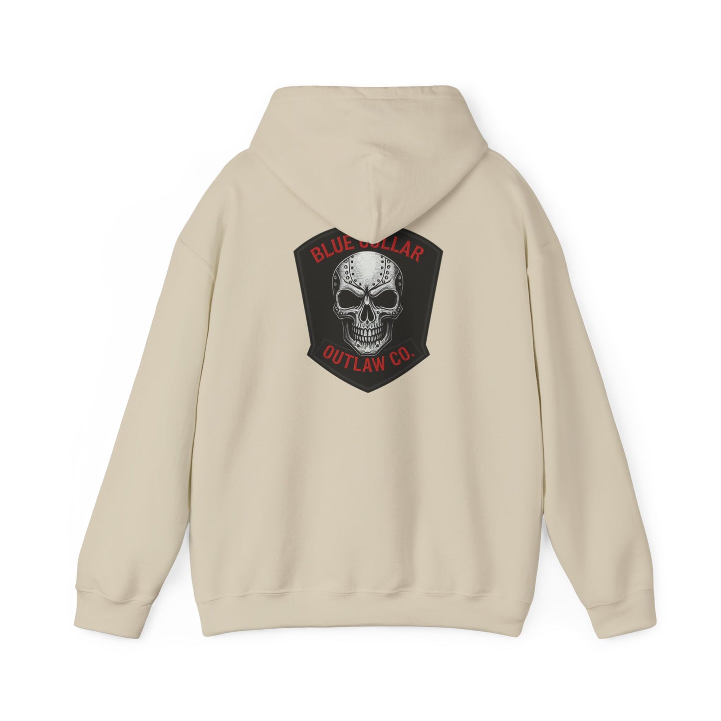 Blue Collar Outlaw | Skull Patch Hoodie