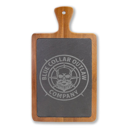 Blue Collar Outlaw | Blue Collar Outlaw Logo Charcuterie Board