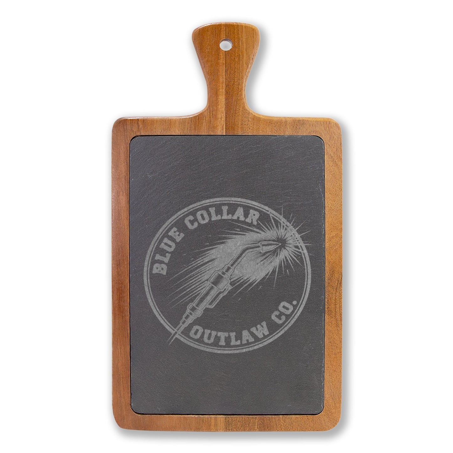 Blue Collar Outlaw | Torch Logo Charcuterie Board