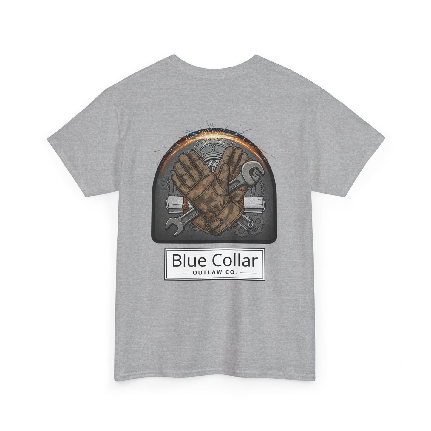 Blue Collar Outlaw | Gloves & Wrench T-Shirt