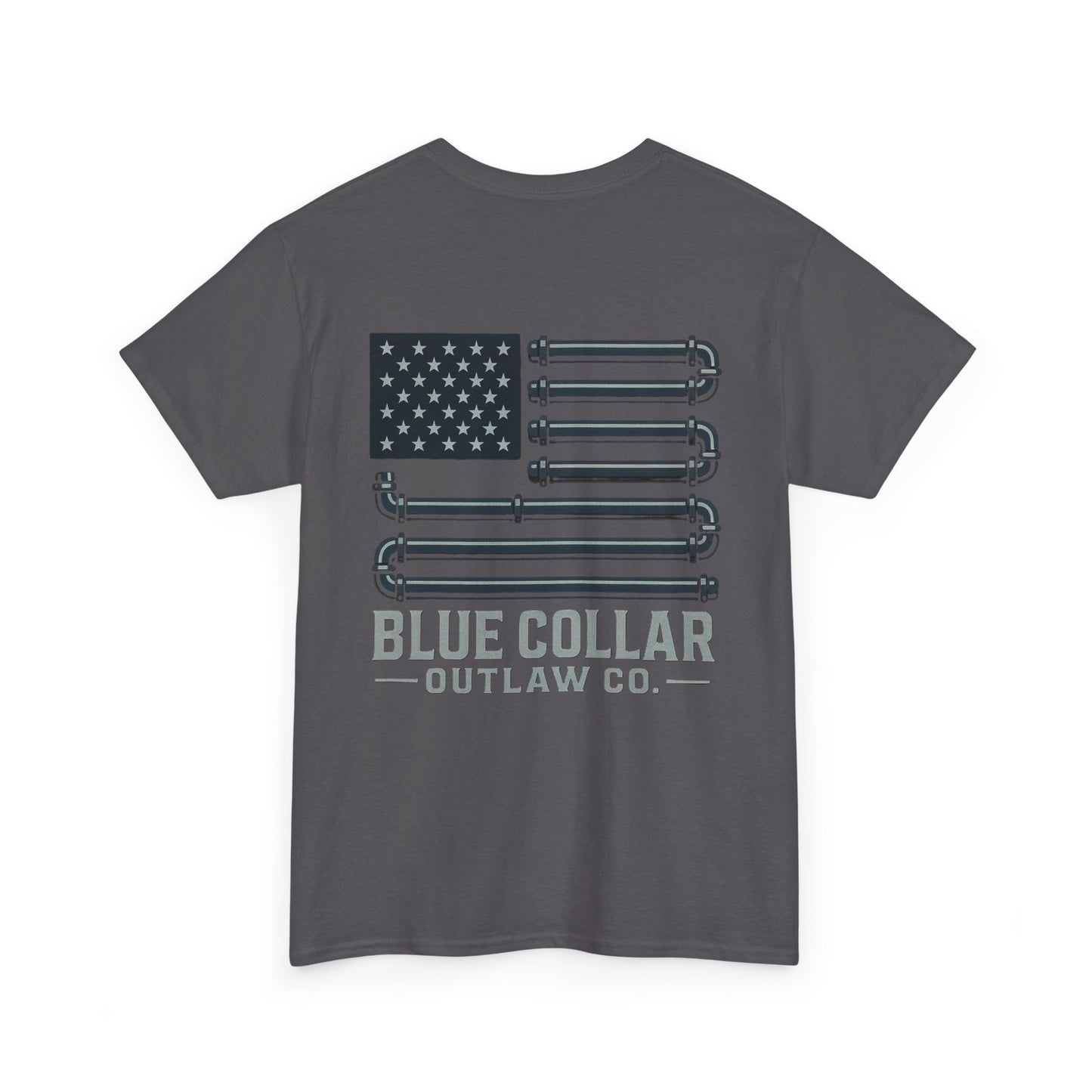 Blue Collar Outlaw | Stars and Pipes T-Shirt