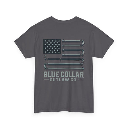 Blue Collar Outlaw | Stars and Pipes T-Shirt