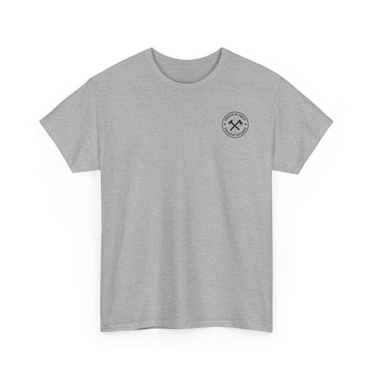 Blue Collar Outlaw | Forged in Sweat - Axe & Hammer T-Shirt