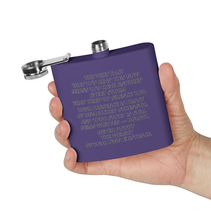 Blue Collar Outlaw | Inspirational Flask