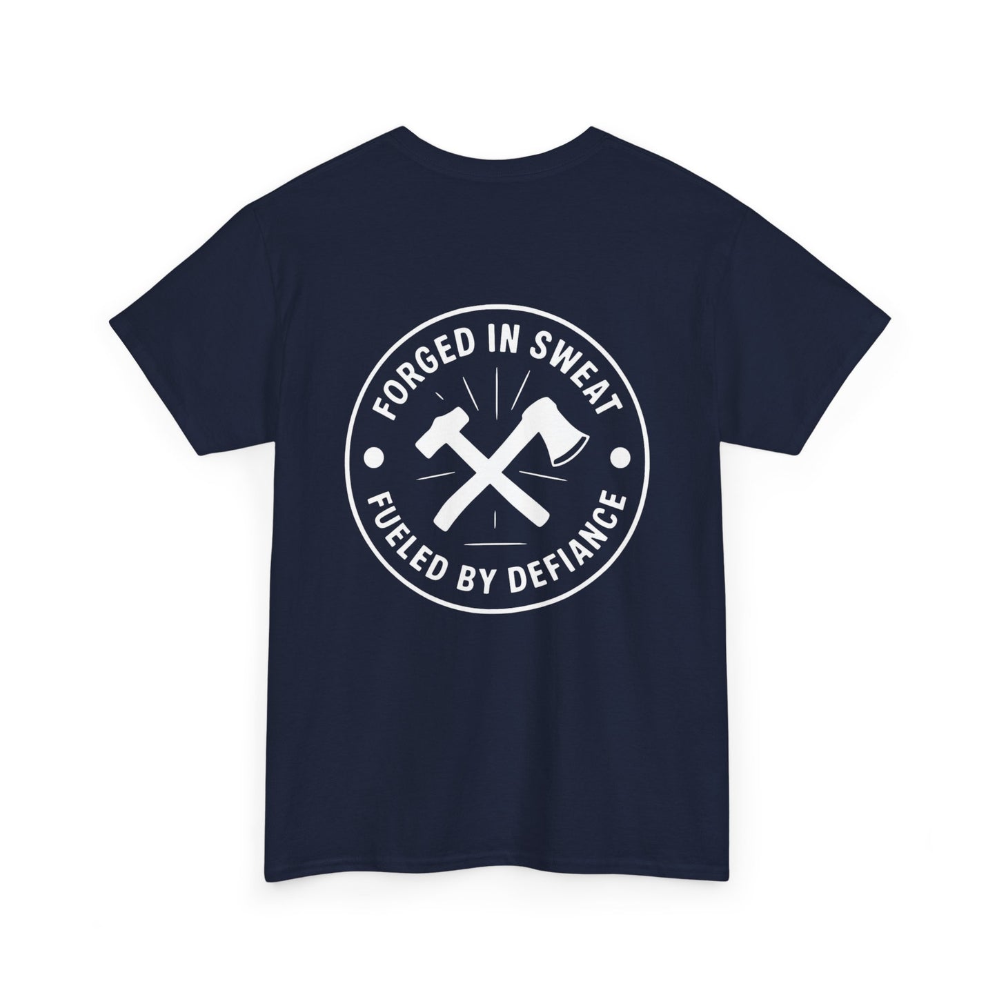 Blue Collar Outlaw | Forged in Sweat - Axe & Hammer T-Shirt